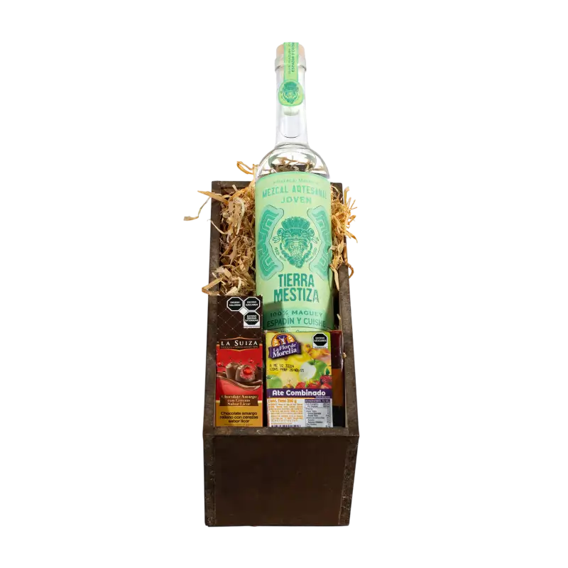 Arcón Navideño Económico Básico con Mezcal