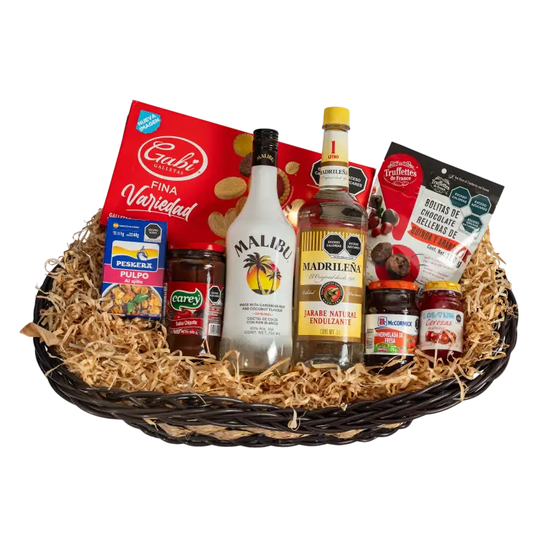 Canasta Navideña Empresarial Gourmet de Regalo - Imagen 3