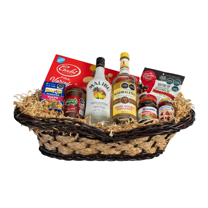 Canasta Navideña Empresarial Gourmet de Regalo
